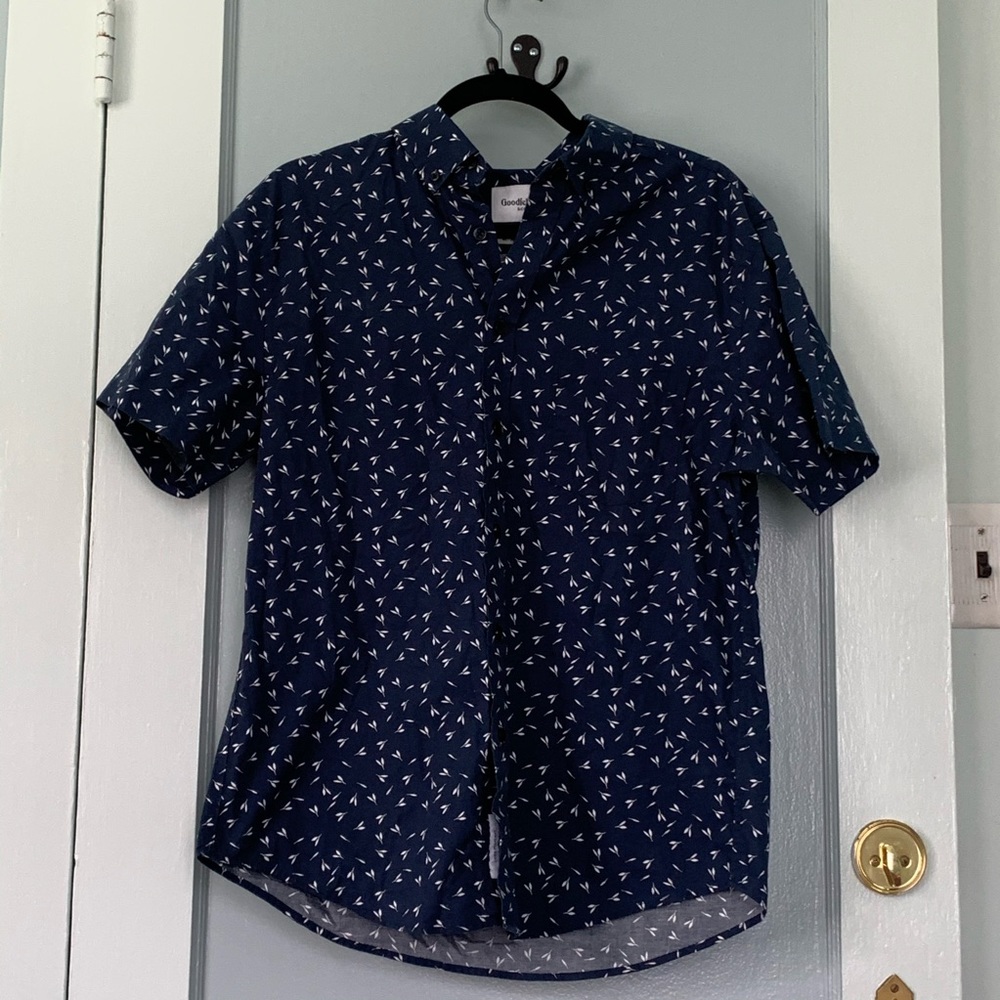 Navy Collared Shirt